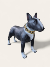 Bullterrier Pitbull dekoration figur bei shop.garten-fantasy.de