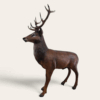 Hirsch Statue Waldtiere Lebensgroße deko Figuren bei shop.garten-fantasy.de