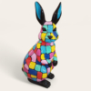 Bunte Osterhase XXL Haus und Garten Figuren bei Garten-Fantasy.de