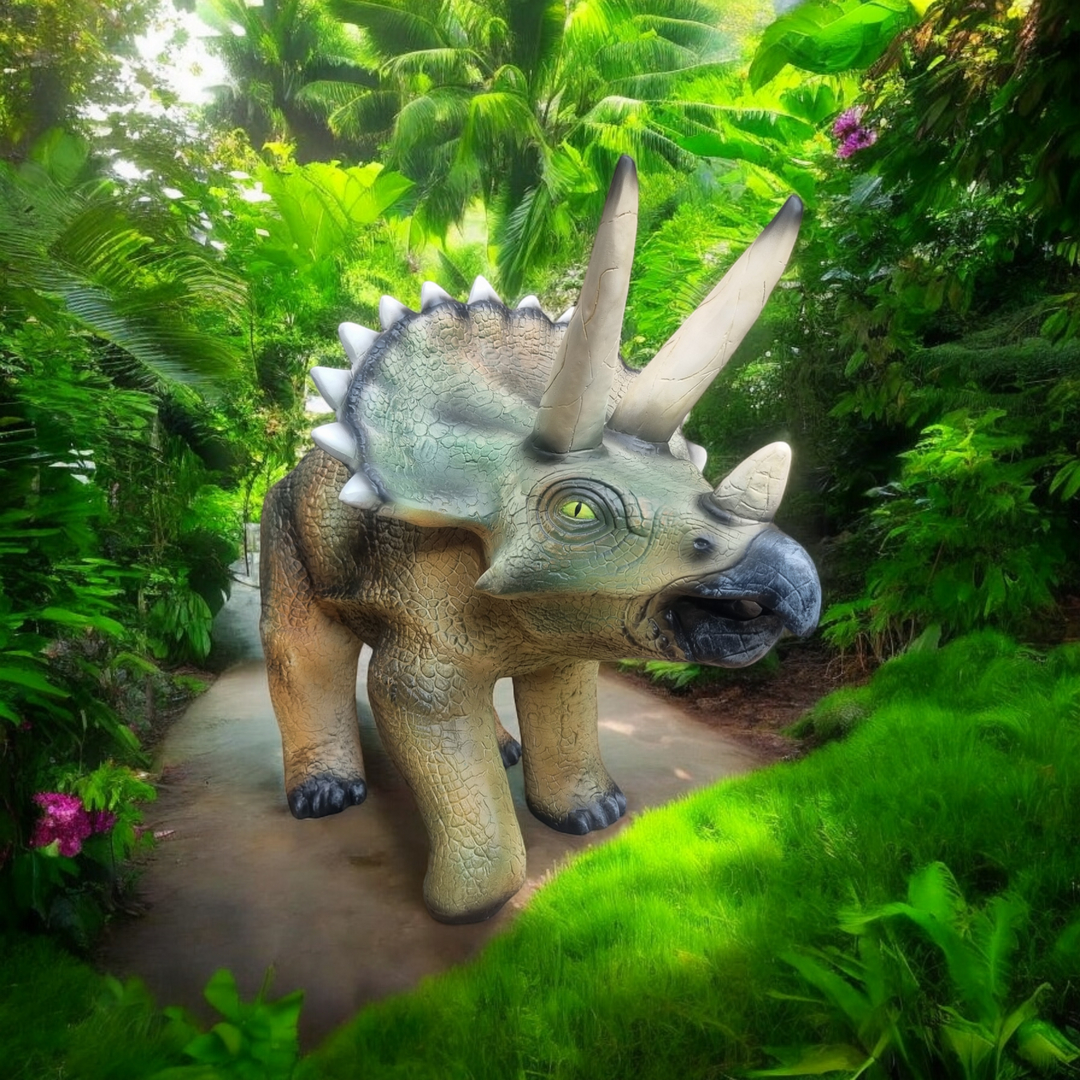 Triceratops Große Dinosaurier Dinosaurs Garten Dinos bei Shop.garten-fantasy