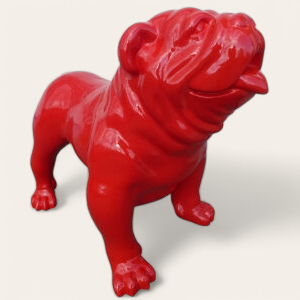 Englische Bulldogge Englische Bulldogge Haus und Gartenn dekoration bei Garten-Fantasy.de