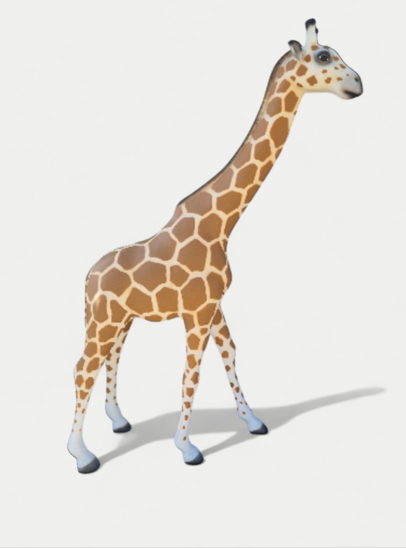 Giraffe Realistische Figur „Afrikanische Giraffe“, 230 cm, wetterfeste Naturgröße aus Kunstharz.