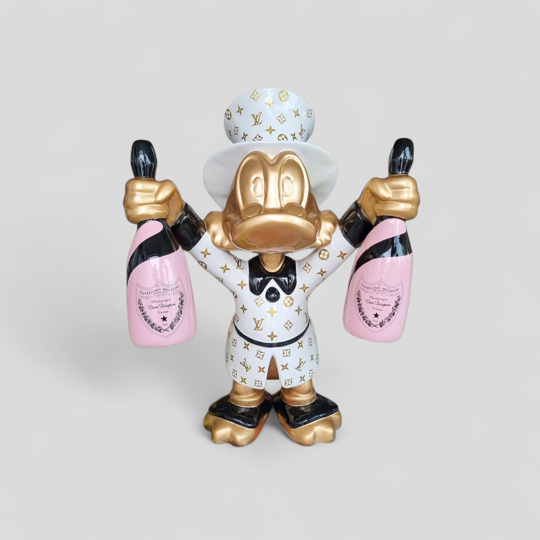 Große dagobert deko figur bei Garten-Fantasy