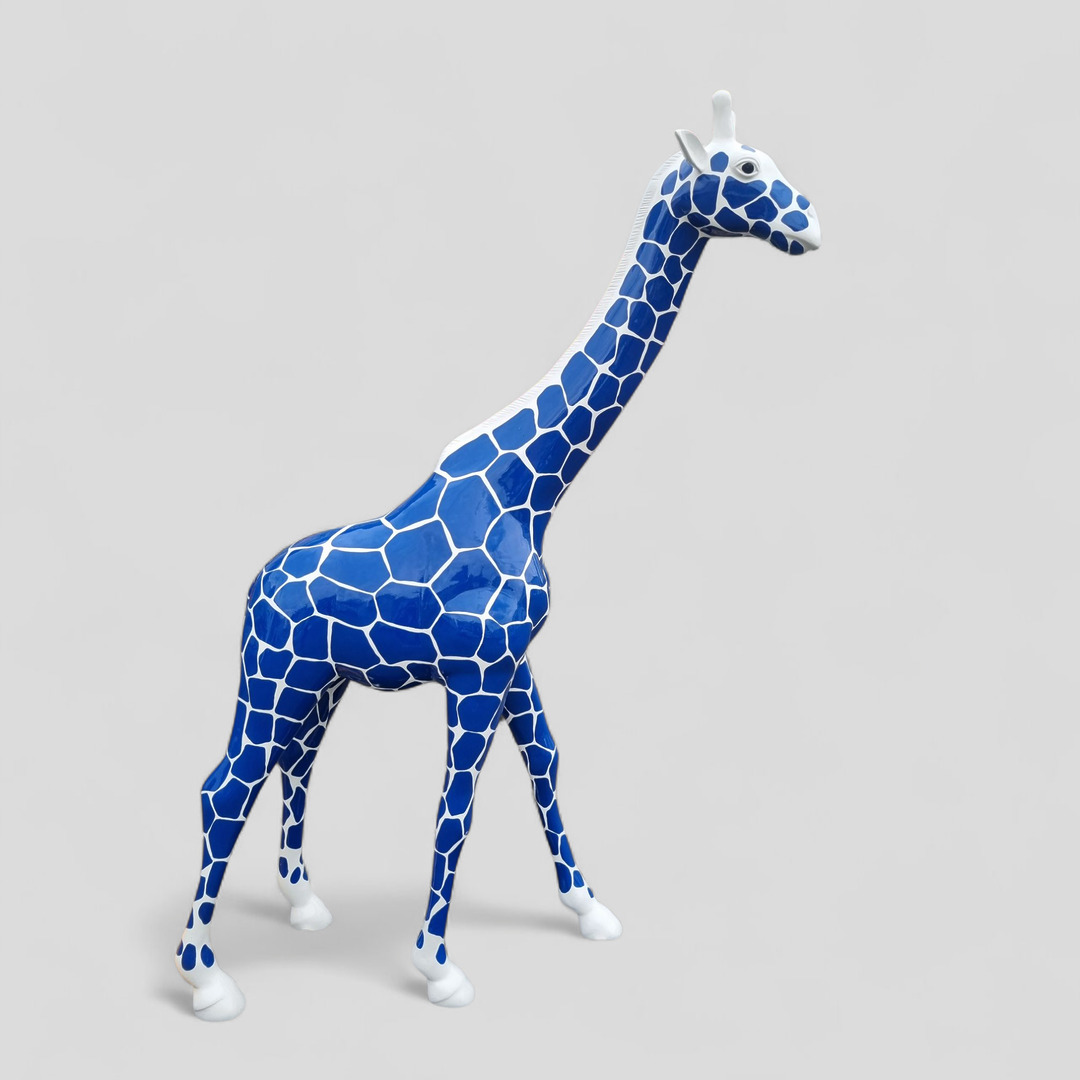 Haus Deko Garten Figur Lebensgroße Giraffe 230 cm Große Handbemalte Skulptur 1 Mega Große Deko Figur Giraffe XXL bei Garten-Fantasy
