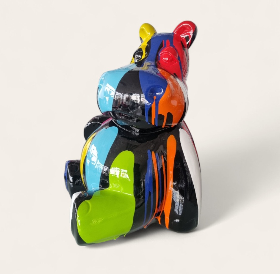 deko figur hippo nilpferd bei garten-fantasy