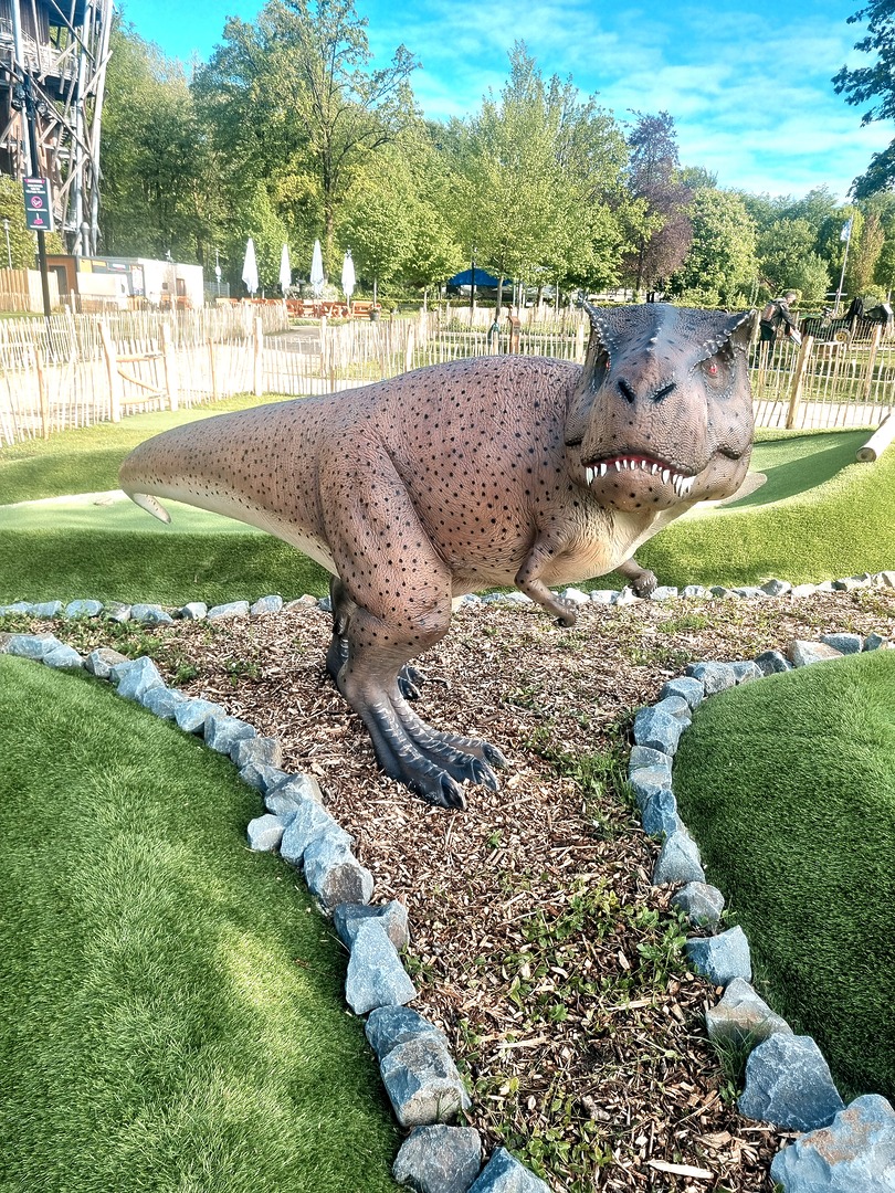 T-Rex Dinosaurier Lebensgroßer Tyrannosaurus Rex Dinosaurier, 350 cm groß, detailgetreues Modell für Garten oder Park
