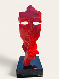 Große Rote Gesicht XXXL haus und Garten dekoration bei shop.garten-fantasy.de