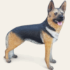 Deutscher Schäferhund Lebensecht Deko Figuren bei Garten-Fantasy