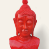 Buddha Kopf Red déco Design-shop.garten-fantasy.de