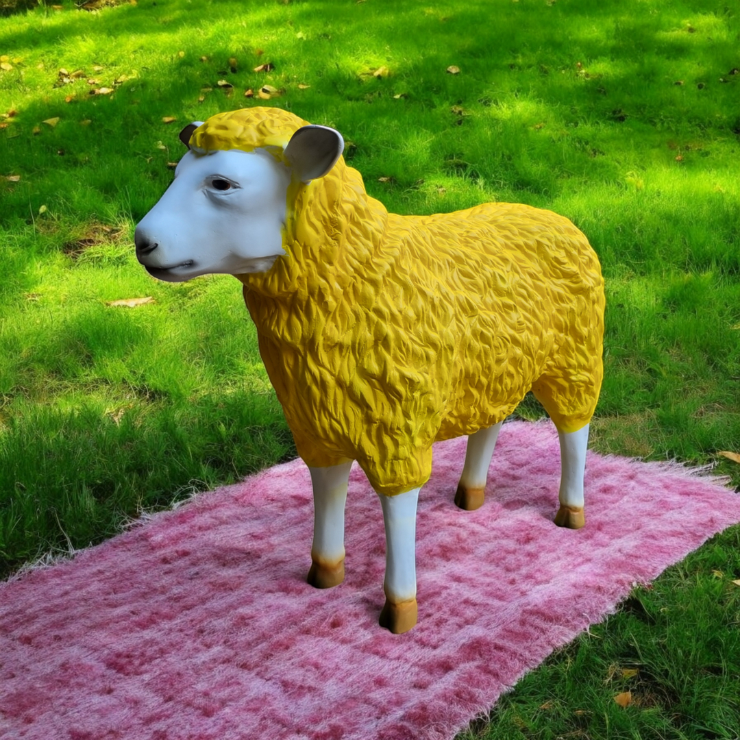Schaf Lebensgroße Schaf Dekoration für haus und garten bei garten-fantasy.de