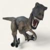 Lebensgroße Dinosaurier Velociraptor Deko Figur bei garten-Fantasy