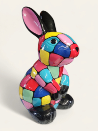 Osterhase Bunte Hase osterndekoration bei Garten-Fantasy