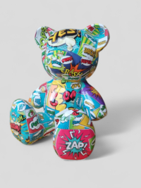 Pop-Art Teddybärbei garten-fantasy.de