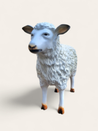 Lebensgroße deko schaf aus Kunstharz bei shop.garten-fantasy.de