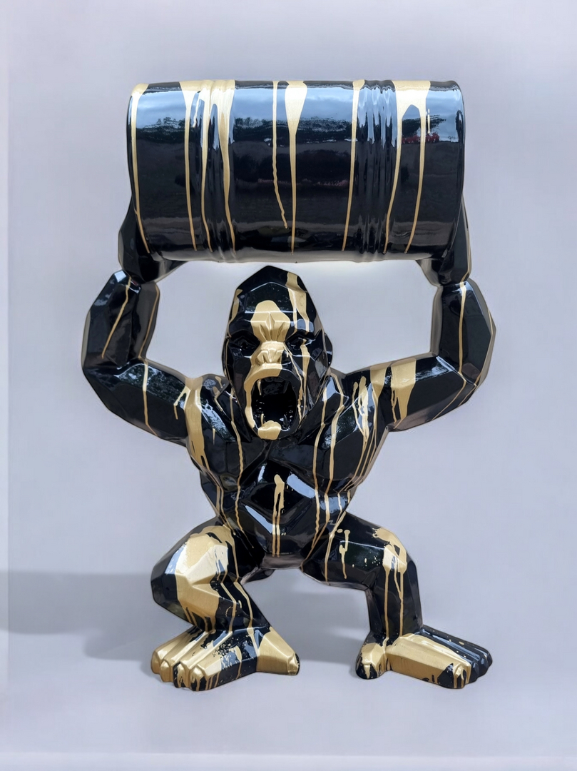 Gorilla Haus und Garten Wohnzimmer Terrasse Club Pub Galerie Denkfiguren bei Shop.garten-fantasy.de