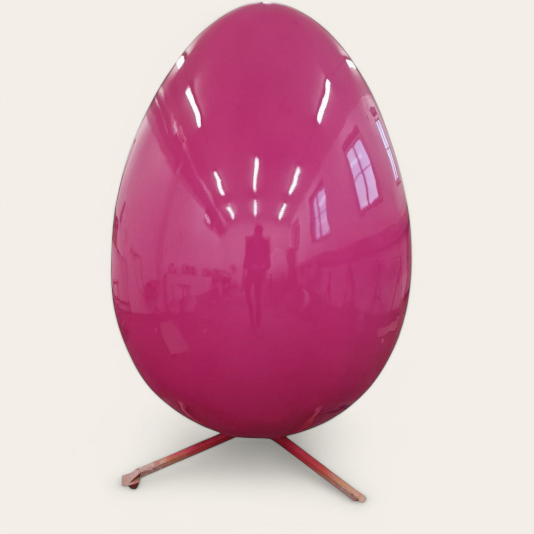 XXL Große Dekoration Osterei mit Ständer Pink 160 cm 1 Große Osterei Dekoration Selbs Malen bei garten-fantasy.de