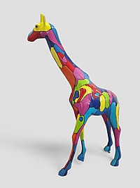XXLL Giraffe bunt Handbemalt bei shop.garten-fantasy